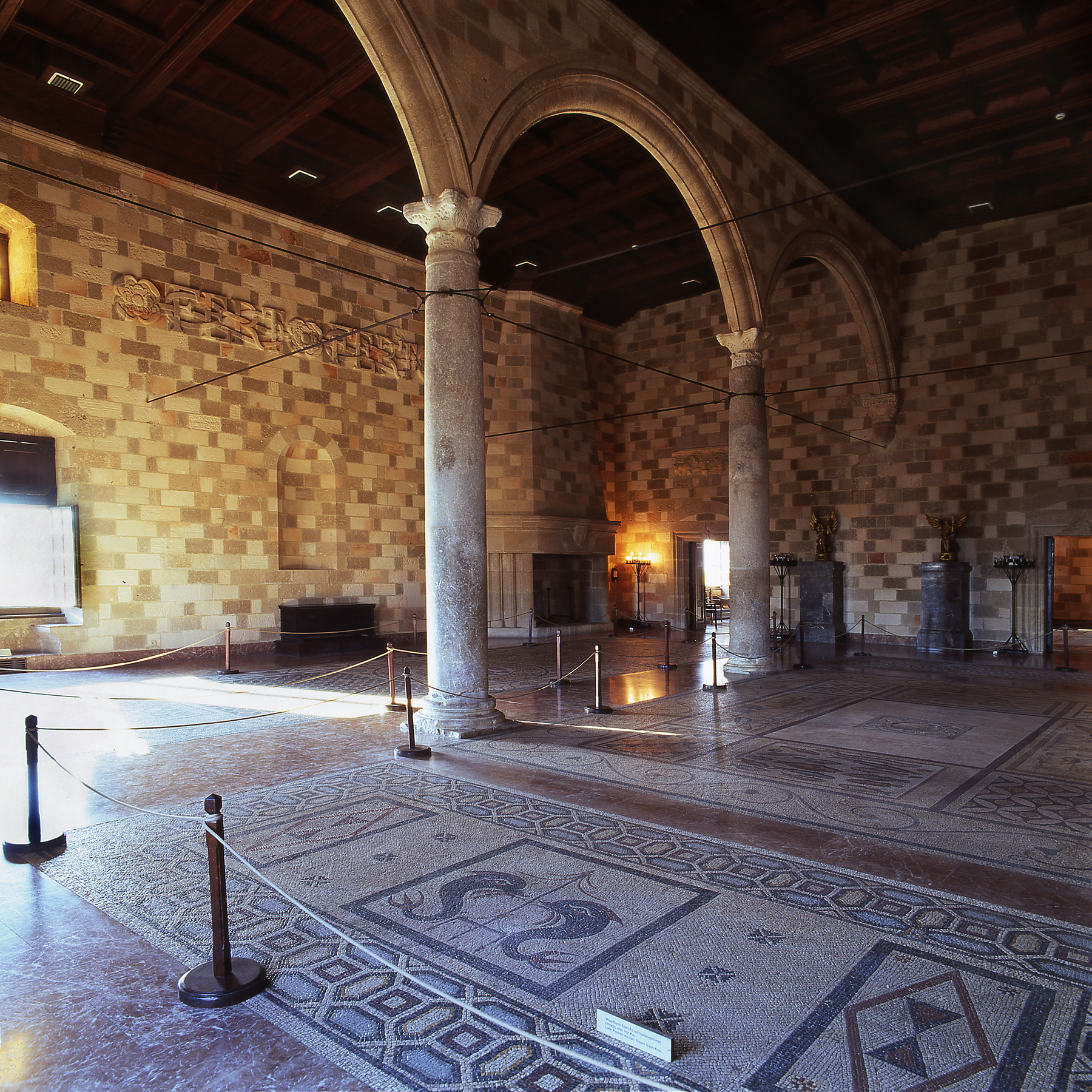 The Palace of the Grand Master ( Byzantine Museum ) in Rhodes Island -  Villa Small Paradise